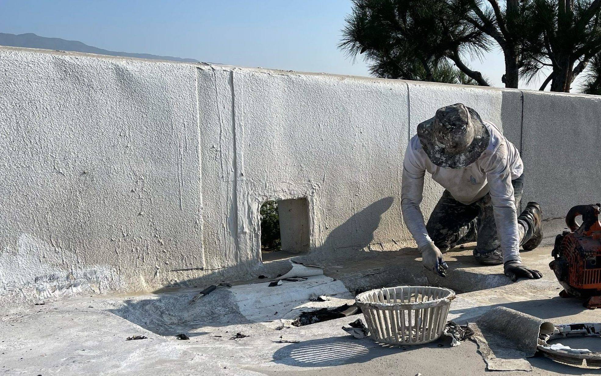 Commercial roofing project in Rancho Cucamonga